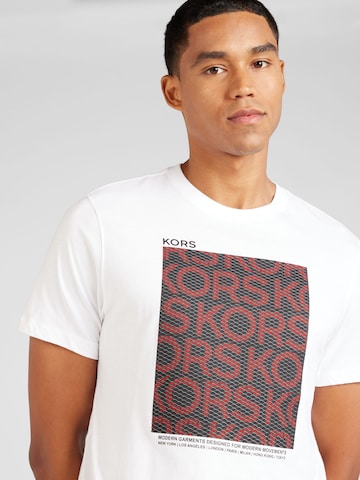 Tricou de la Michael Kors pe alb