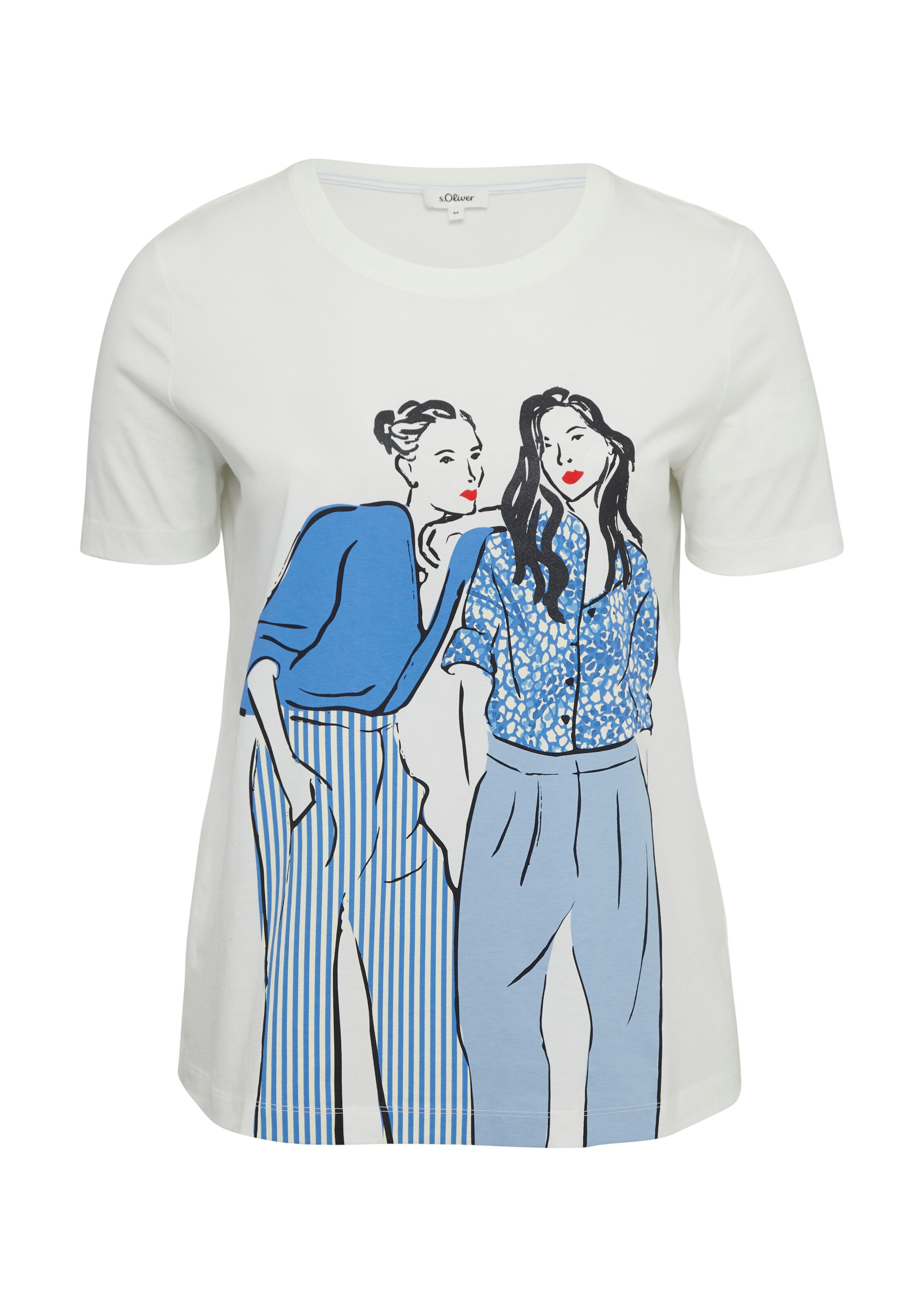 s.Oliver Red Label Plus Shirt in Beige: front