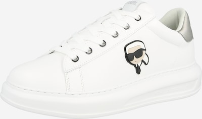 Karl Lagerfeld Matalavartiset tennarit koossa 40 värissä vaaleabeige / musta / hopea / valkoinen, Tuotenäkymä