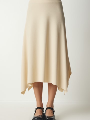 Jupe Happiness İstanbul en marron : devant