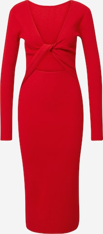 BZR - Vestido de punto 'Lela Jenner' en rojo: frente