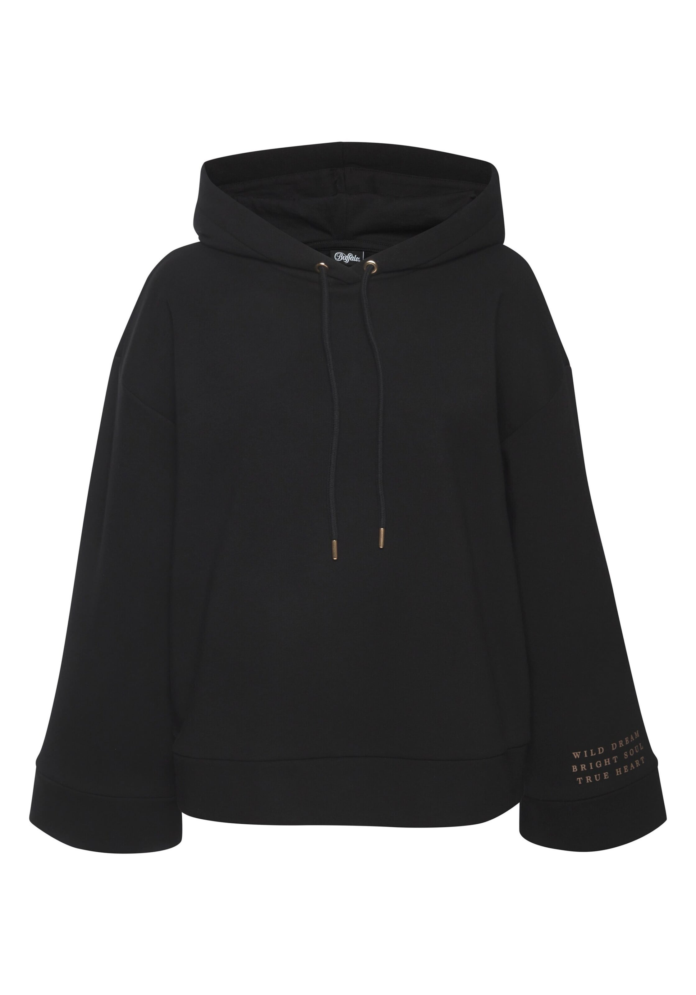 BUFFALO Sweatshirt in Schwarz: Vorderseite