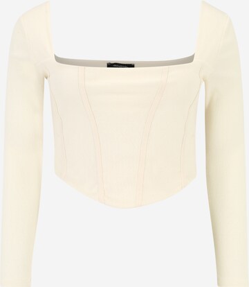 Trendyol Curve Bluse i beige: forside