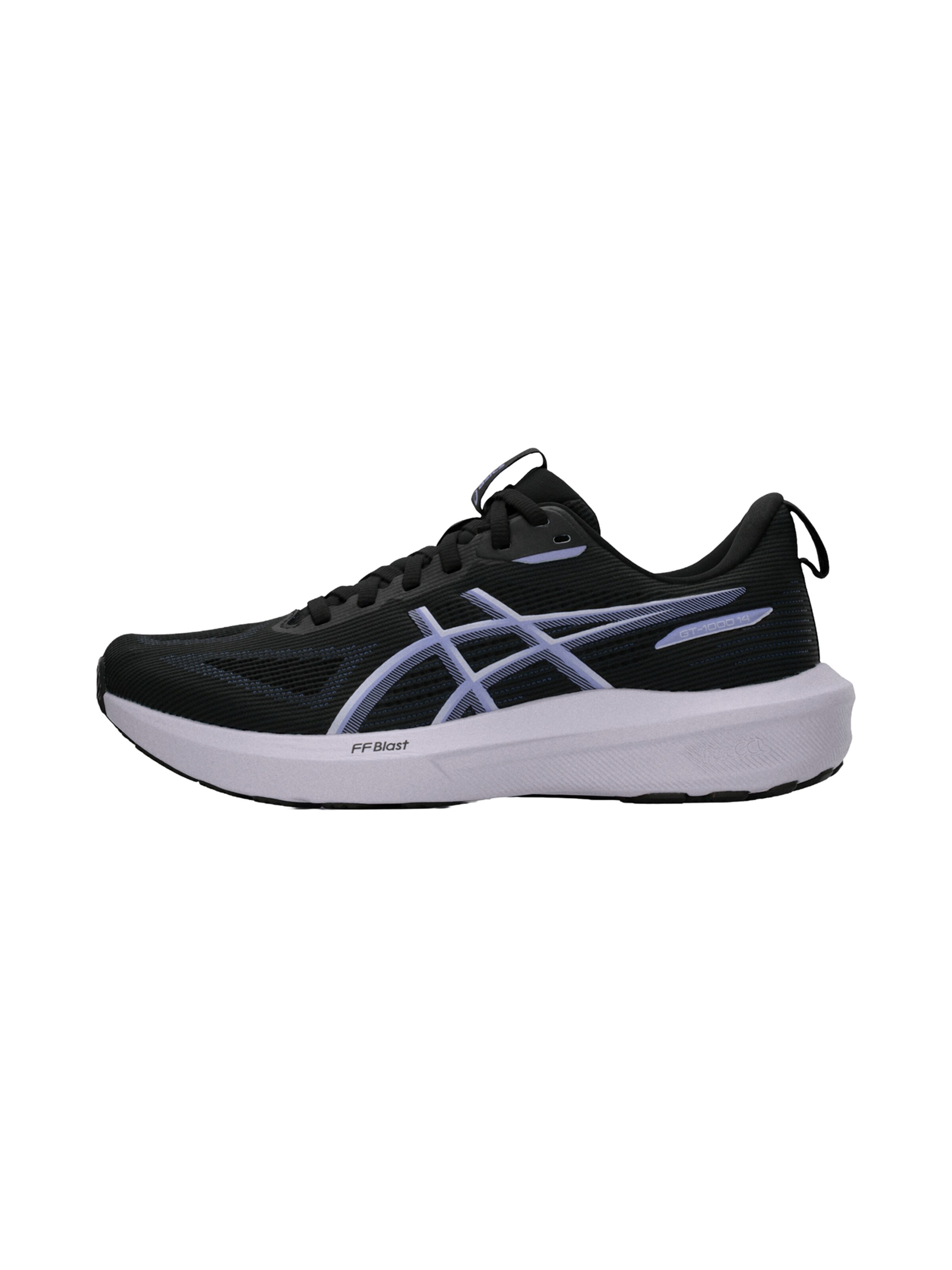 ASICS Running Shoes 'GT-1000 14' in Black: front
