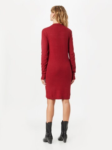OBJECT Gebreide jurk 'THESS' in Rood