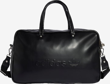 ADIDAS ORIGINALS - Bolsa de fin de semana en negro: frente
