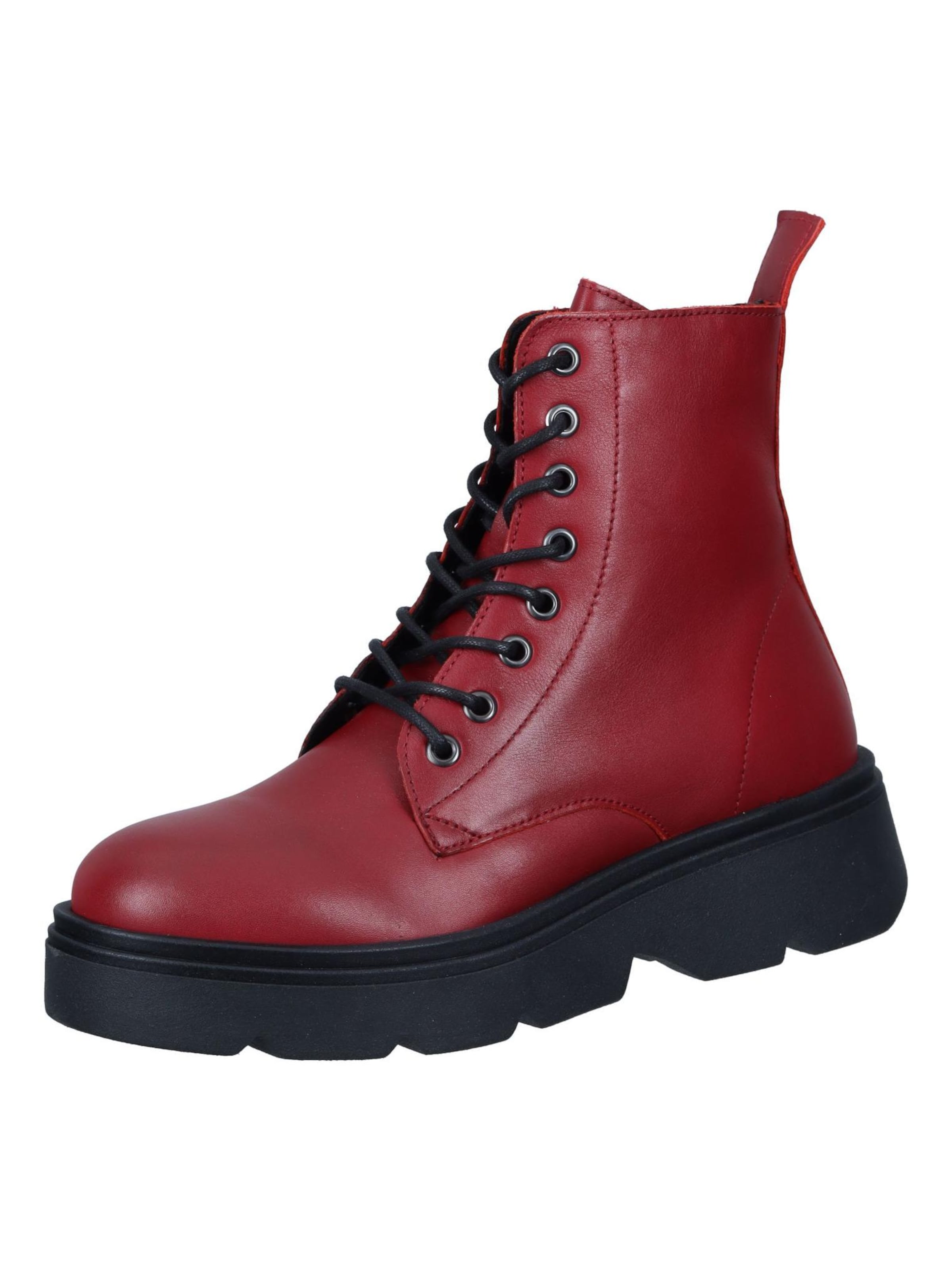 PIAZZA Ankle Boots 'Stiefeletten' in Red: front
