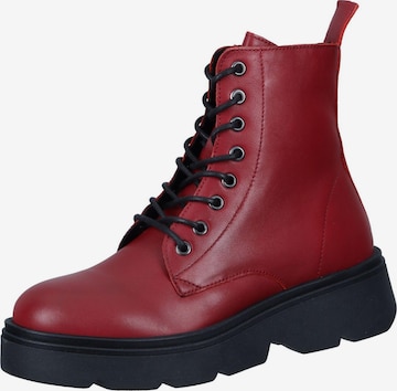 PIAZZA Ankle Boots 'Stiefeletten' in Red: front