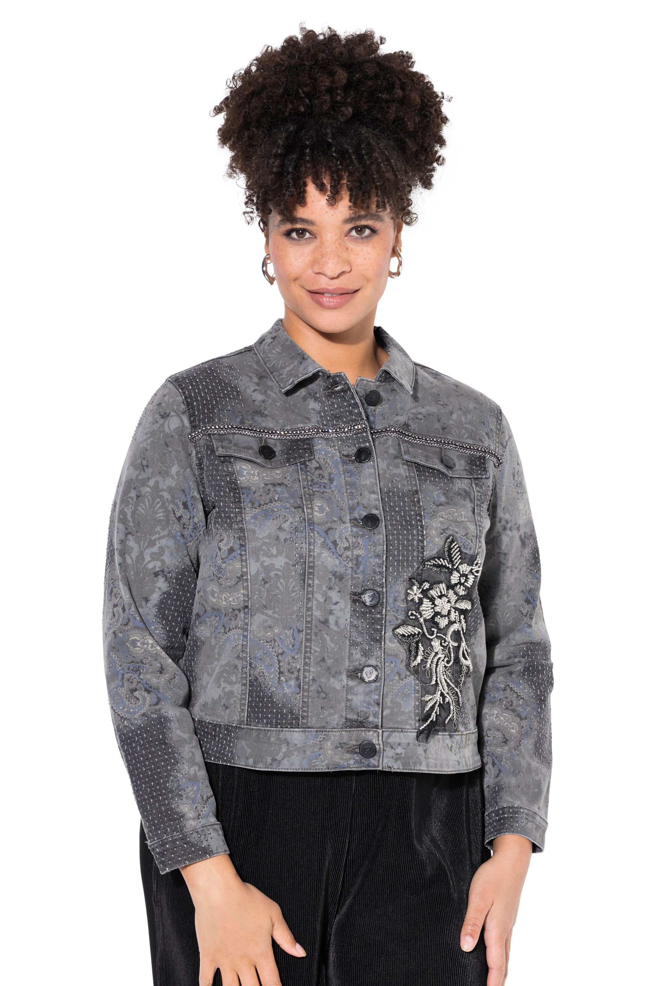 MIAMODA Tussenjas in Grijs: voorkant