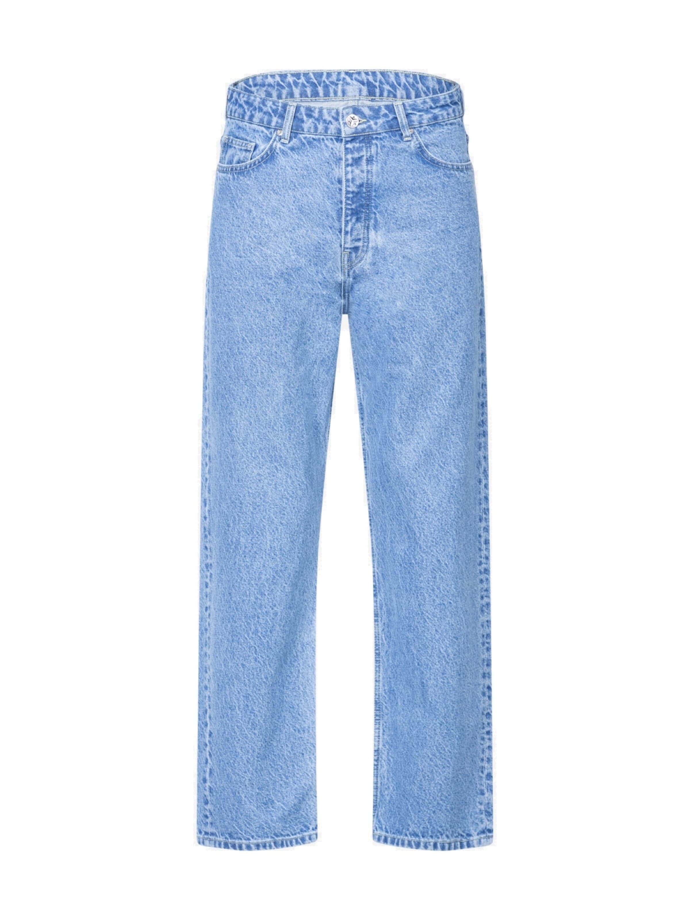 YVZ Denim Baggy Jeans 'Jupiter' in Blue: front