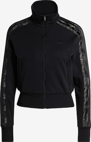 ADIDAS ORIGINALS Between-season jacket 'Firebird' in Black: front