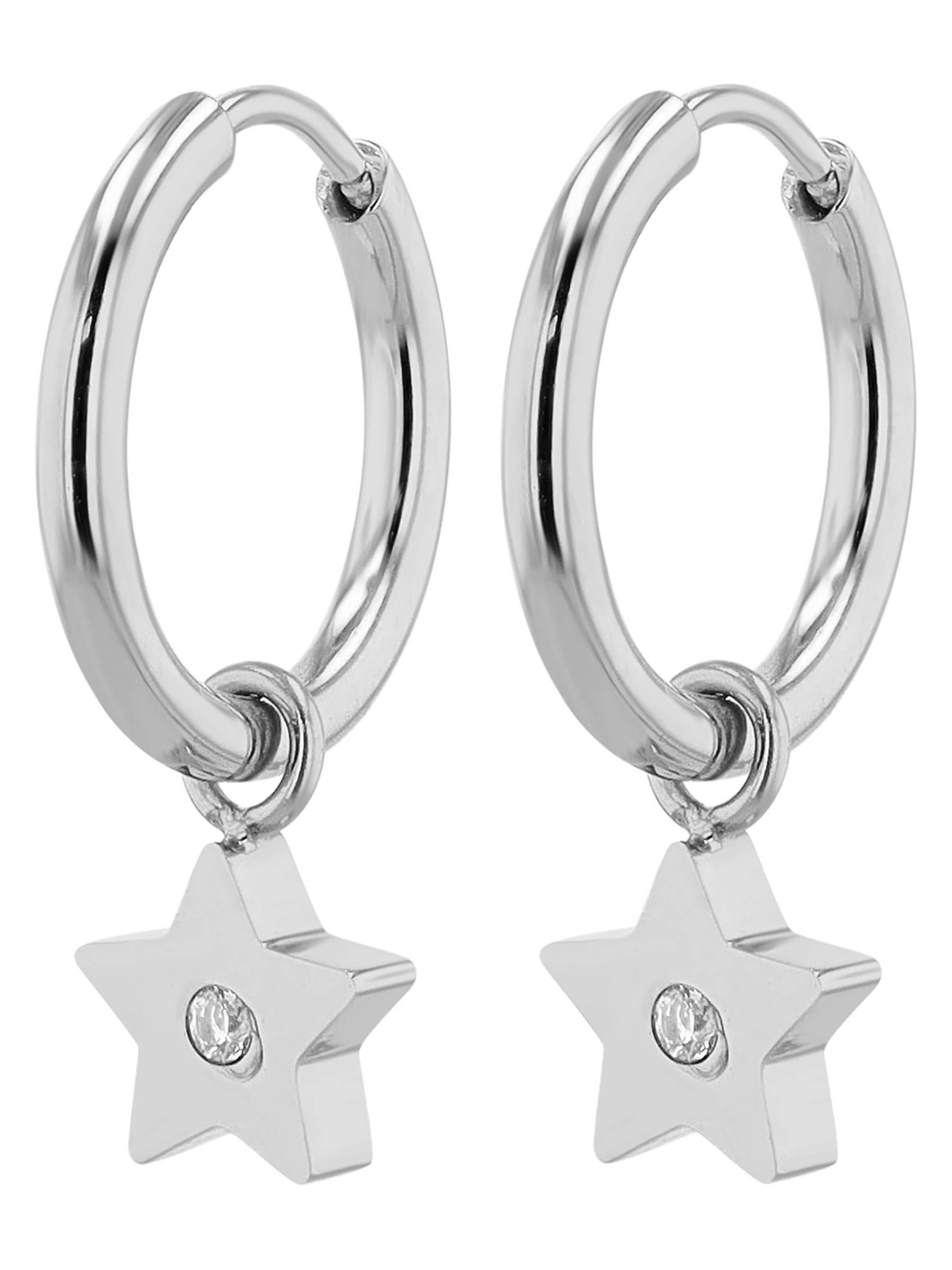 Akzent Earrings 'Sari, langlebig' in Silver