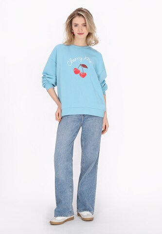 MYMO Sweatshirt 'Comfy' in Blue