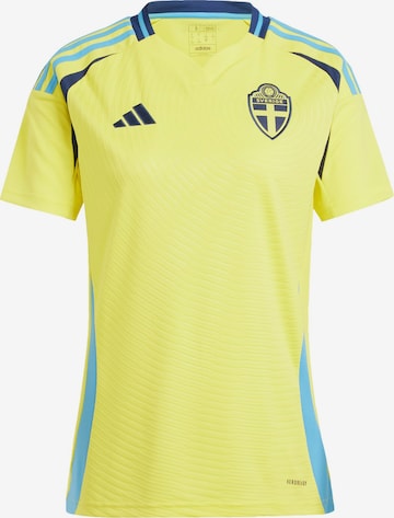 T-shirt fonctionnel 'Sweden 24' ADIDAS PERFORMANCE en jaune : devant