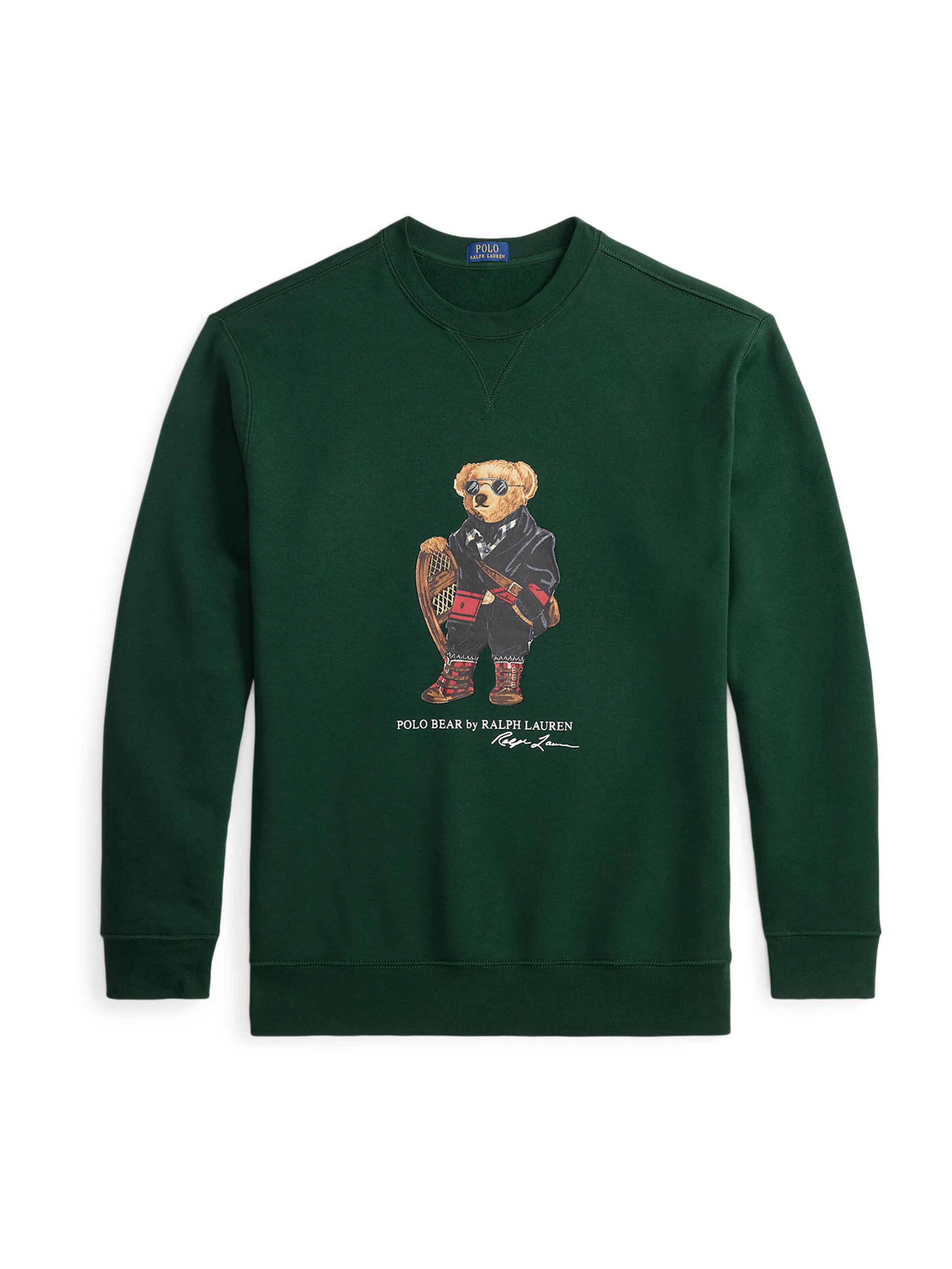 Polo Ralph Lauren Big & Tall Суичър 'SEASONAL' в зелено: отпред