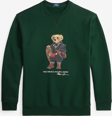 žalia Polo Ralph Lauren Big & Tall Megztinis be užsegimo 'SEASONAL': priekis