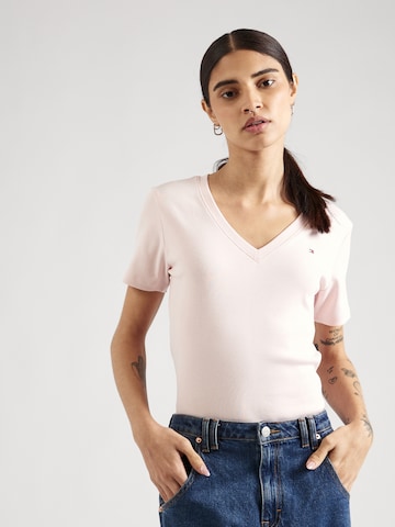 T-shirt 'Cody' TOMMY HILFIGER en rose : devant