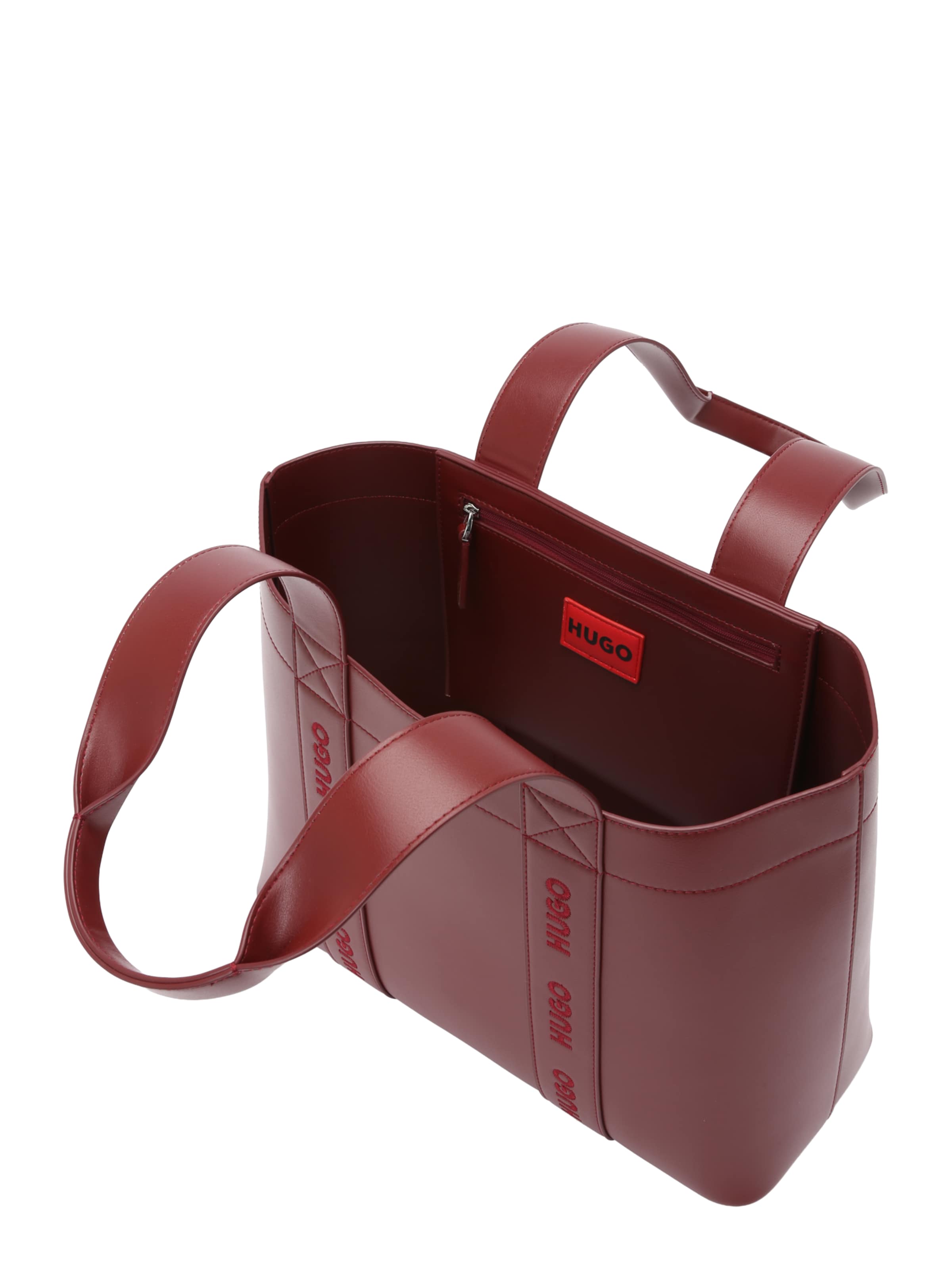 HUGO Μεγάλη τσάντα 'Becky' σε κόκκινο