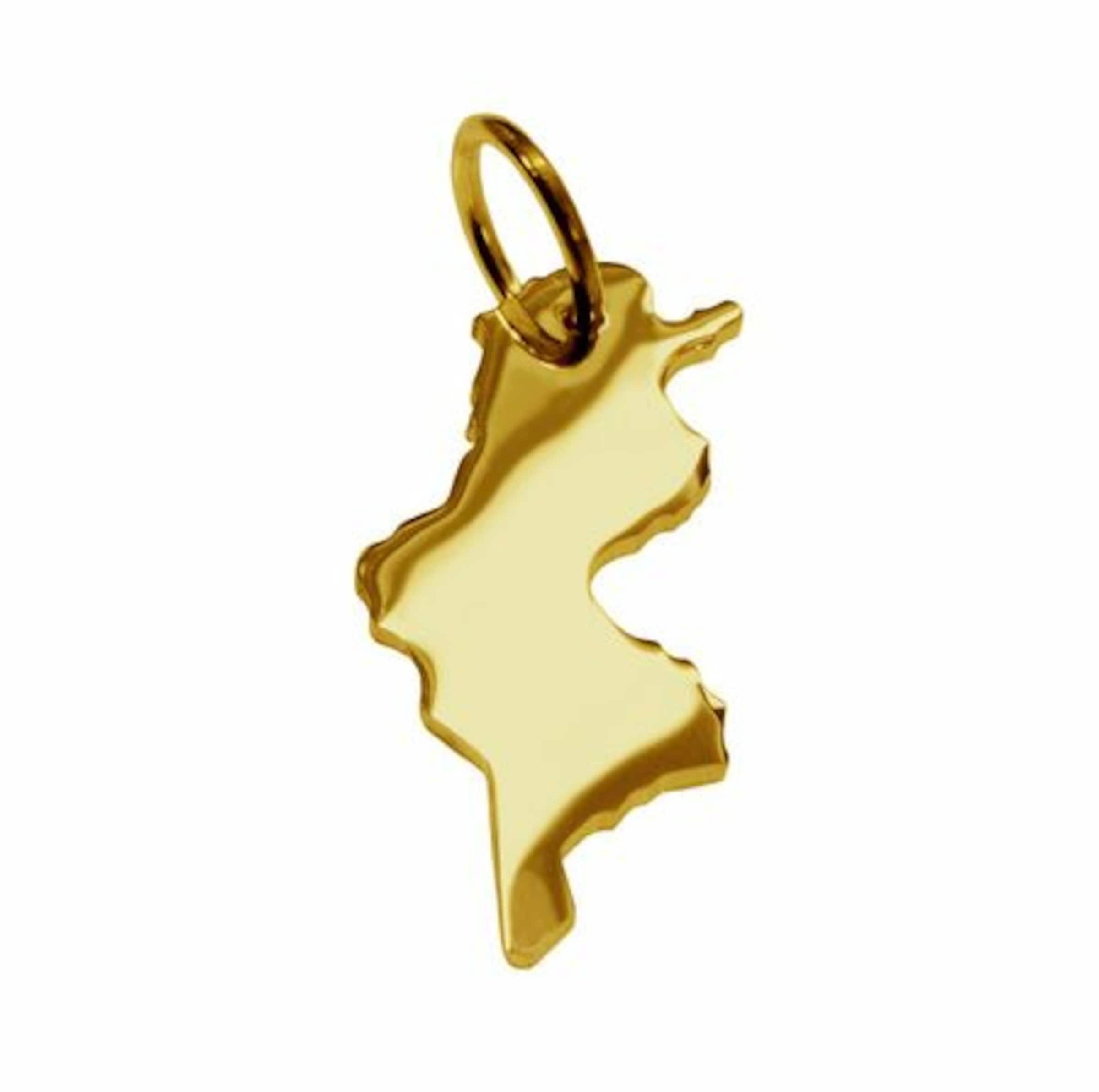 Schmuckador Pendant 'Tunesien' in Gold: front