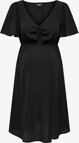 Only Maternity Dress in Black: front