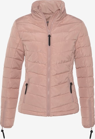 ALPENBLITZ Between-Season Jacket in Pink: front