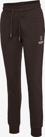 Hummel Tapered Workout Pants 'OLIVIA' in Brown