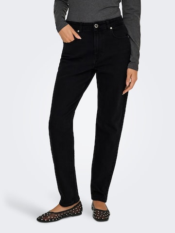 ONLY Slimfit Jeans 'ONLEmel' in Schwarz: Vorderseite