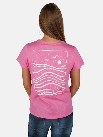 salzhaut Shirt 'TELGEN' in Roze