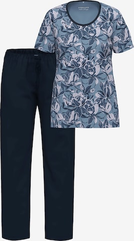 Ammann Pyjama 'Night & Home' in Blau: Vorderseite
