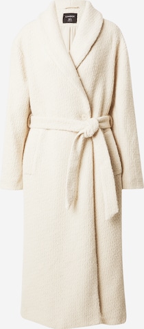 Lindex Between-seasons coat 'Hailey' in Beige: front