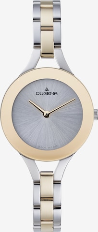 DUGENA Analog Watch in Silver: front