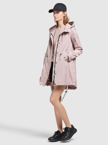 Parka mi-saison 'Dayes' khujo en rose