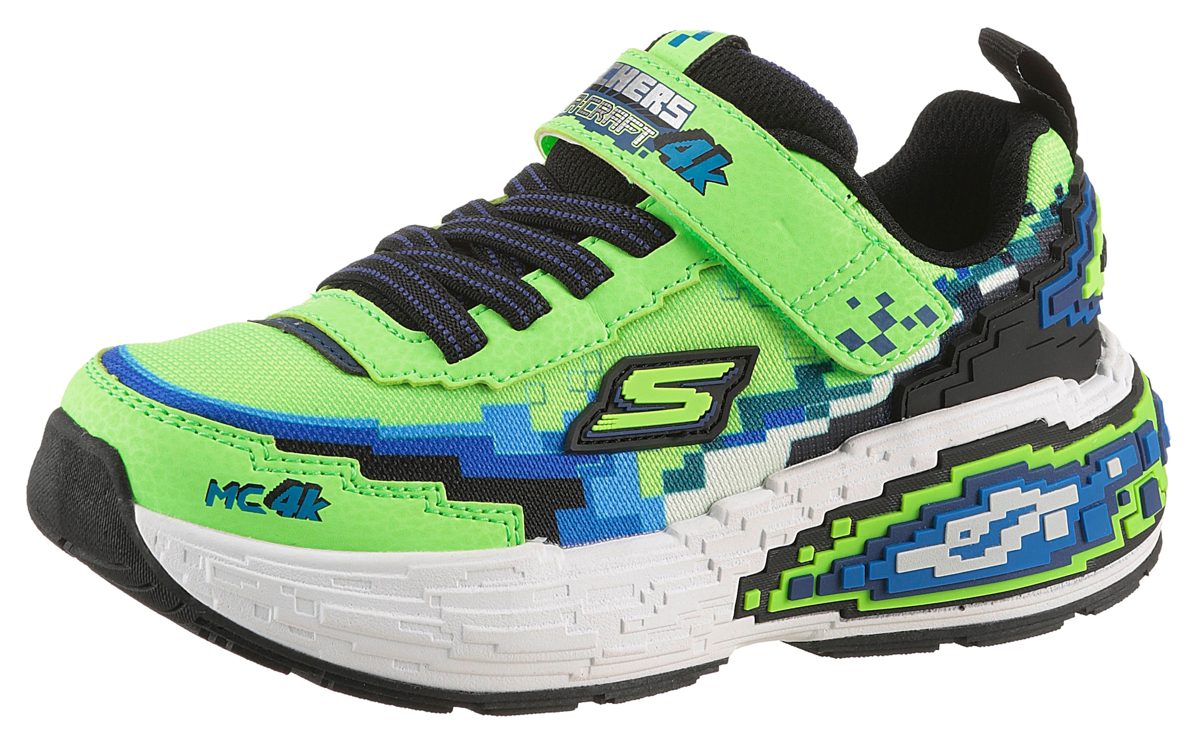 Baskets 'MEGA-CRAFT 4K' SKECHERS en vert : devant