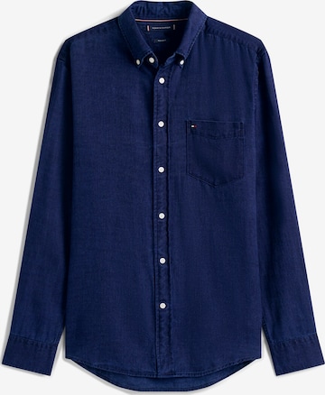 mėlyna TOMMY HILFIGER Standartinis modelis Marškiniai: priekis