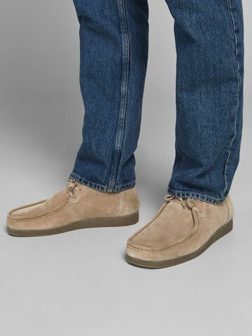 JACK & JONES - Mocasines en beige: frente