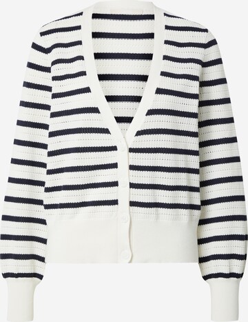 ESPRIT Gebreid vest in Wit: voorkant