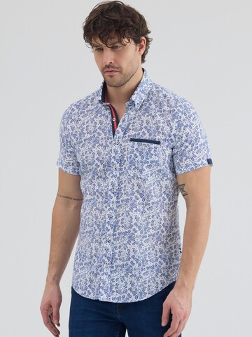 Slim fit Camicia di 7Camicie in bianco