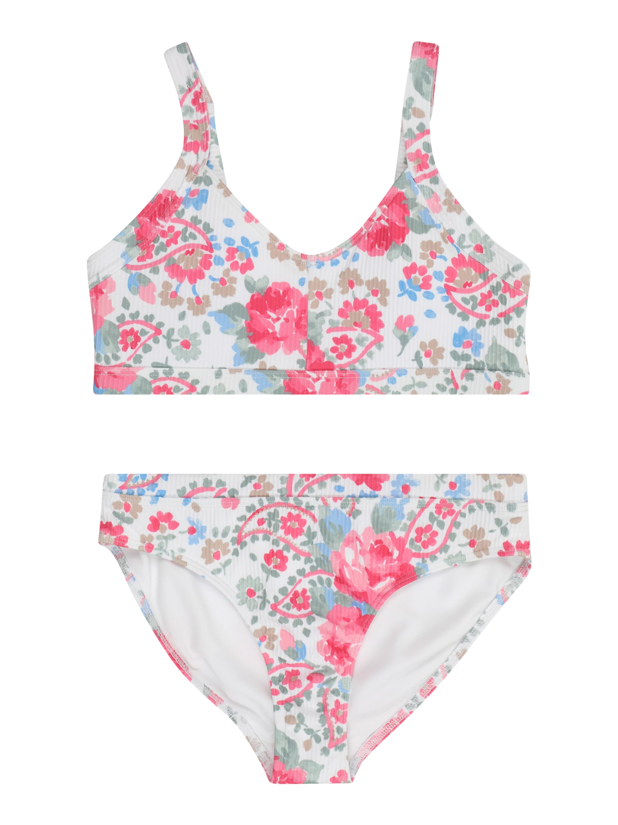 Abercrombie & Fitch Korzet Bikiny - Sivá: predná strana