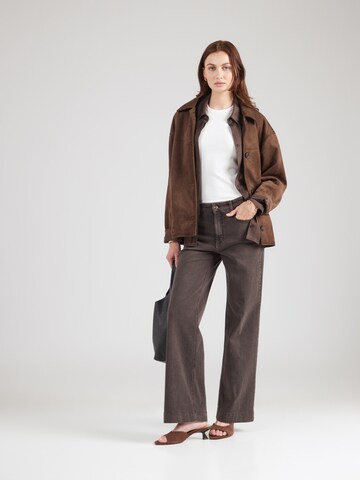 MAC Wide leg Jeans in Brown