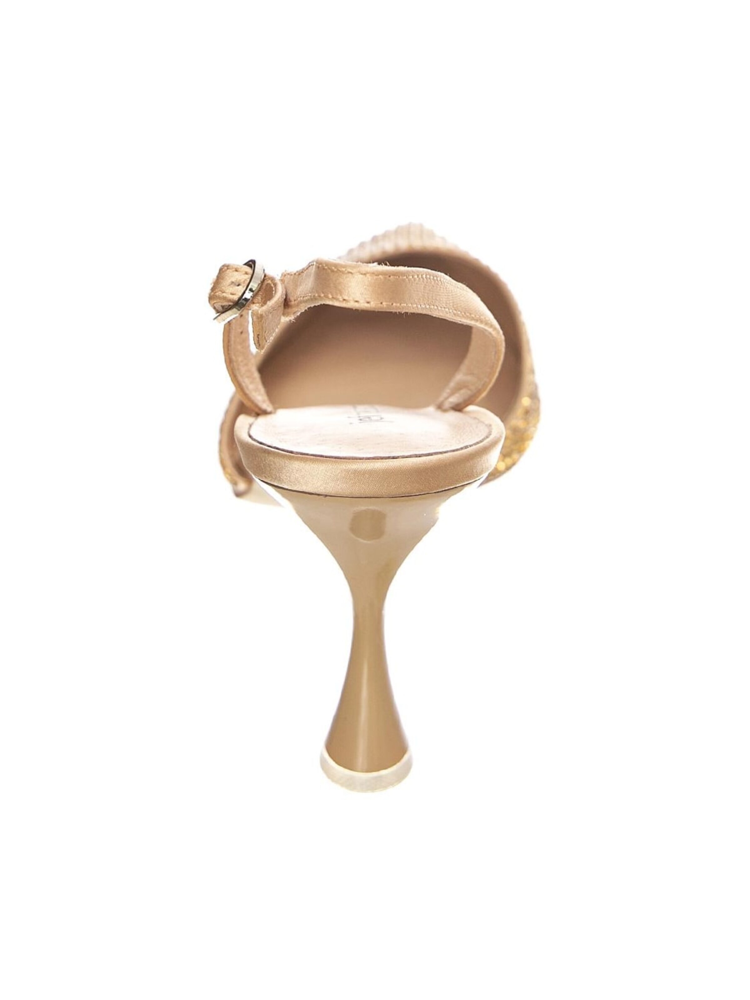 Jeffrey Campbell Sandały 'Womens Zivote Beige Fabric Sandals' w kolorze beżowy