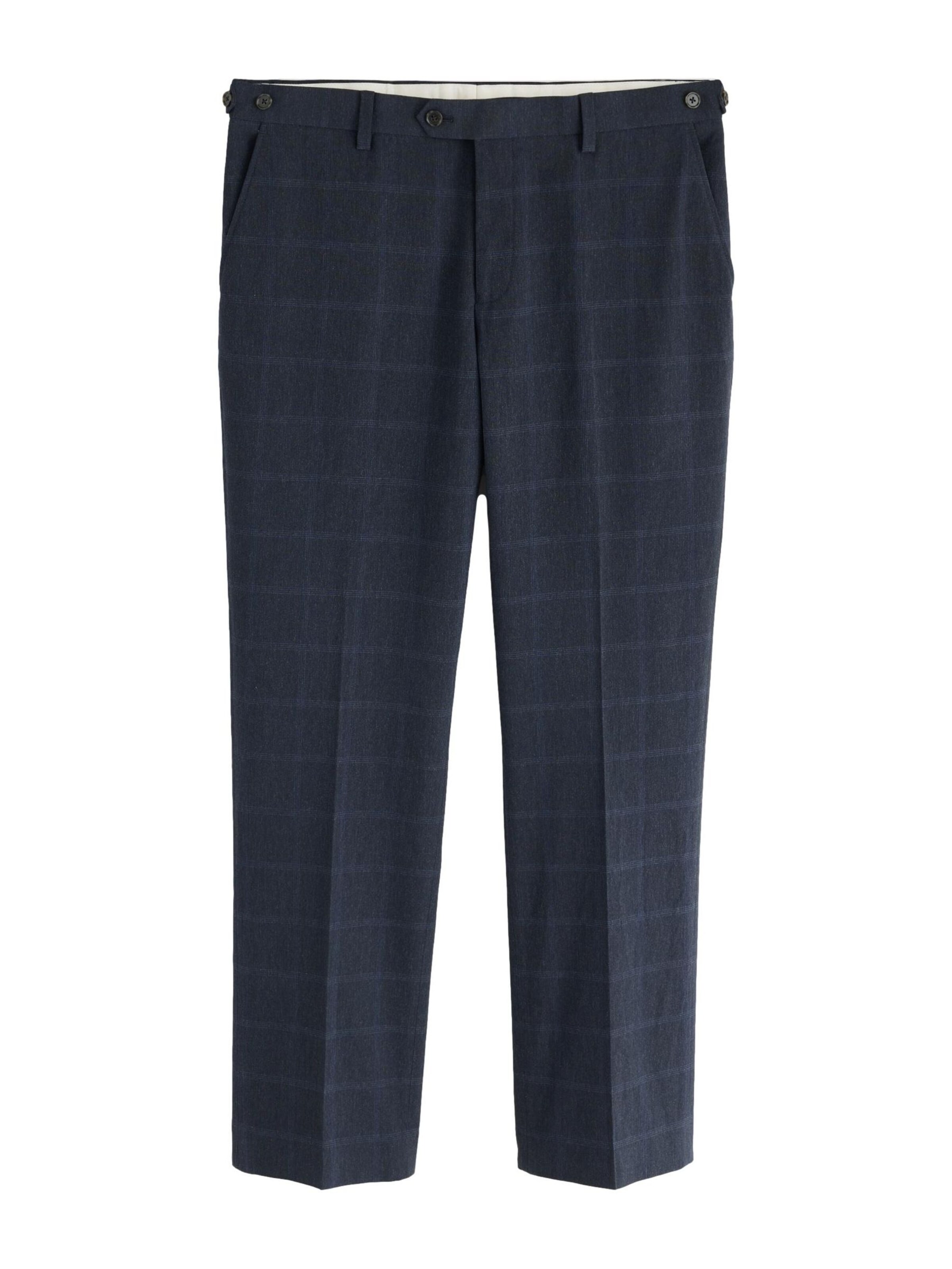 Next Bukser med fals i 46/short i navy / mørkeblå, Produktvisning