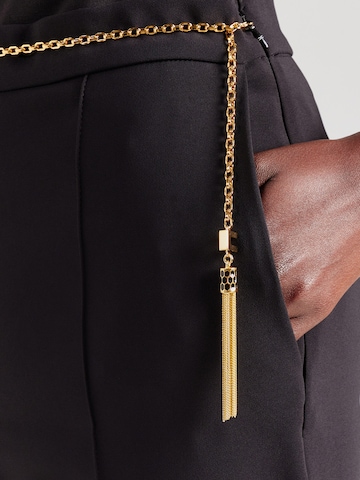 Elisabetta Franchi - Acampanado Pantalón plisado en negro