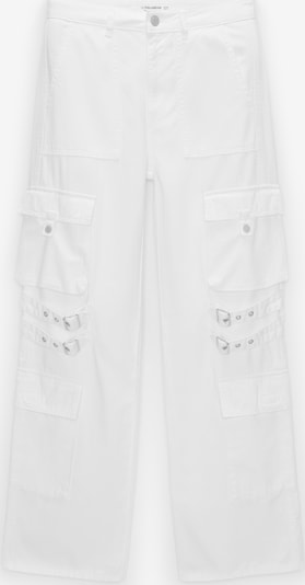 Jeans cargo Pull&Bear di colore bianco, Visualizzazione prodotti