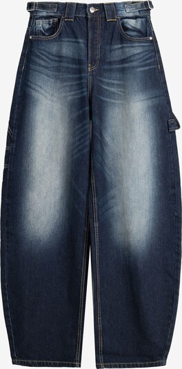 Jeans Bershka pe bleumarin, Vizualizare produs