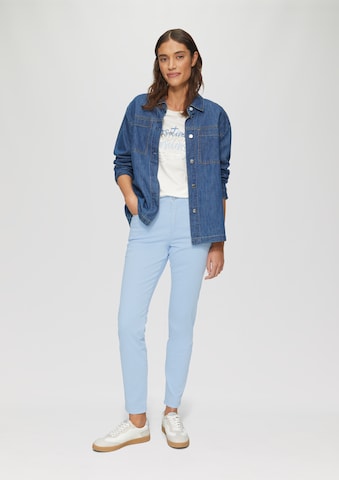 s.Oliver Slimfit Broek in Blauw