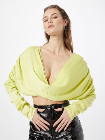 Misspap - Blusa en verde: frente