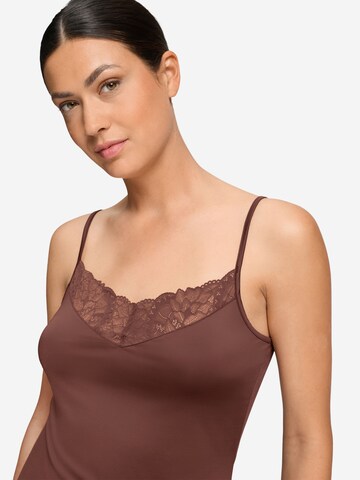 Haut ' Azelia ' Hanro en marron