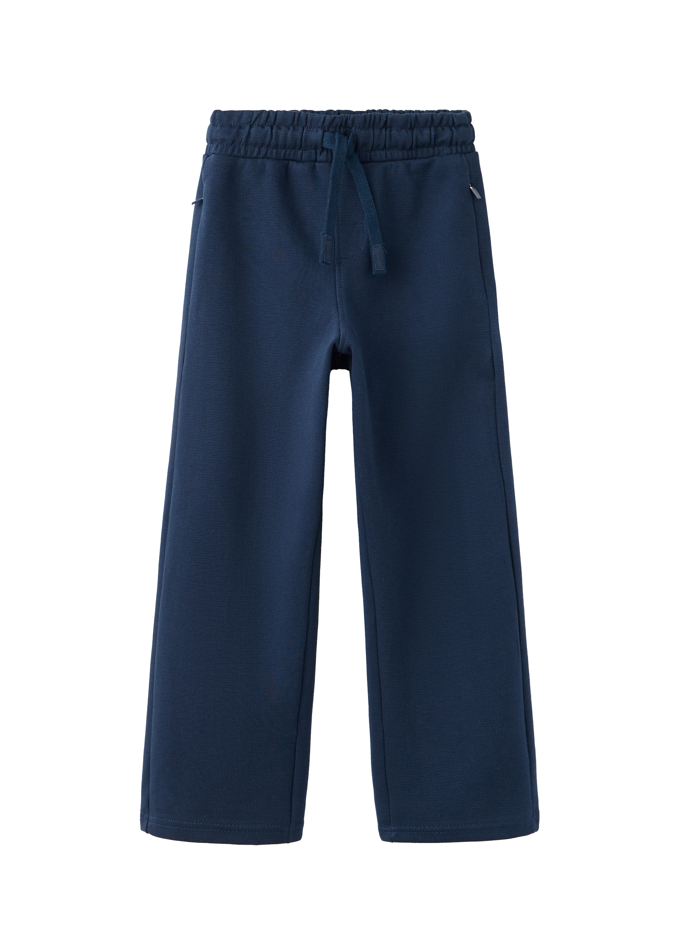 Regular Pantaloni de la MANGO KIDS pe albastru: față