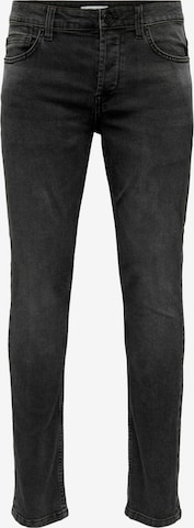 Only & Sons Regular Jeans 'Loom' in Black: front