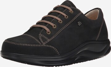 Finn Comfort Athletic Lace-Up Shoes in Black: front